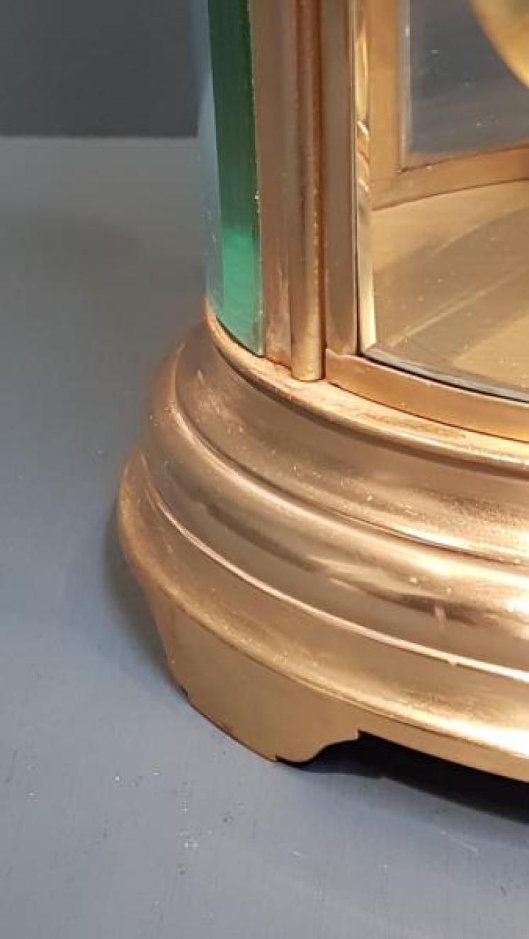 Victorian Oval Four Glass Clock - Image 6