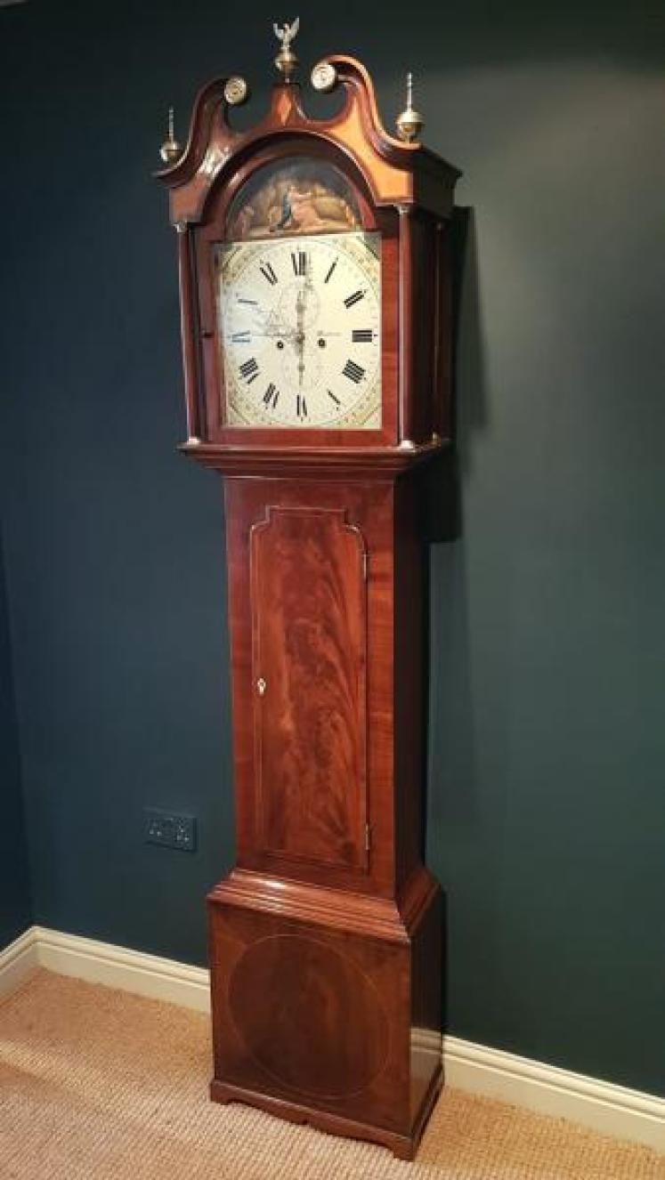Small George III Scottish 8 Day Longcase Clock - Image 2