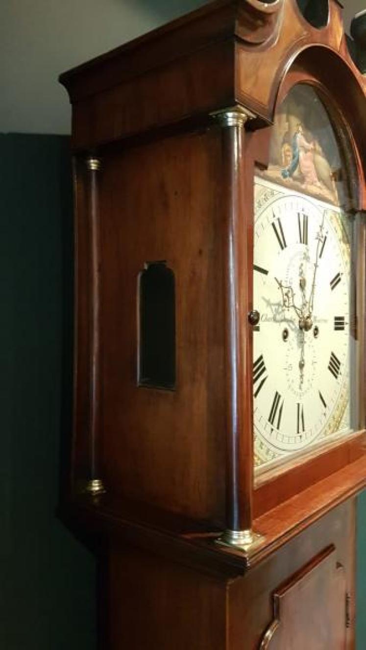 Small George III Scottish 8 Day Longcase Clock - Image 6