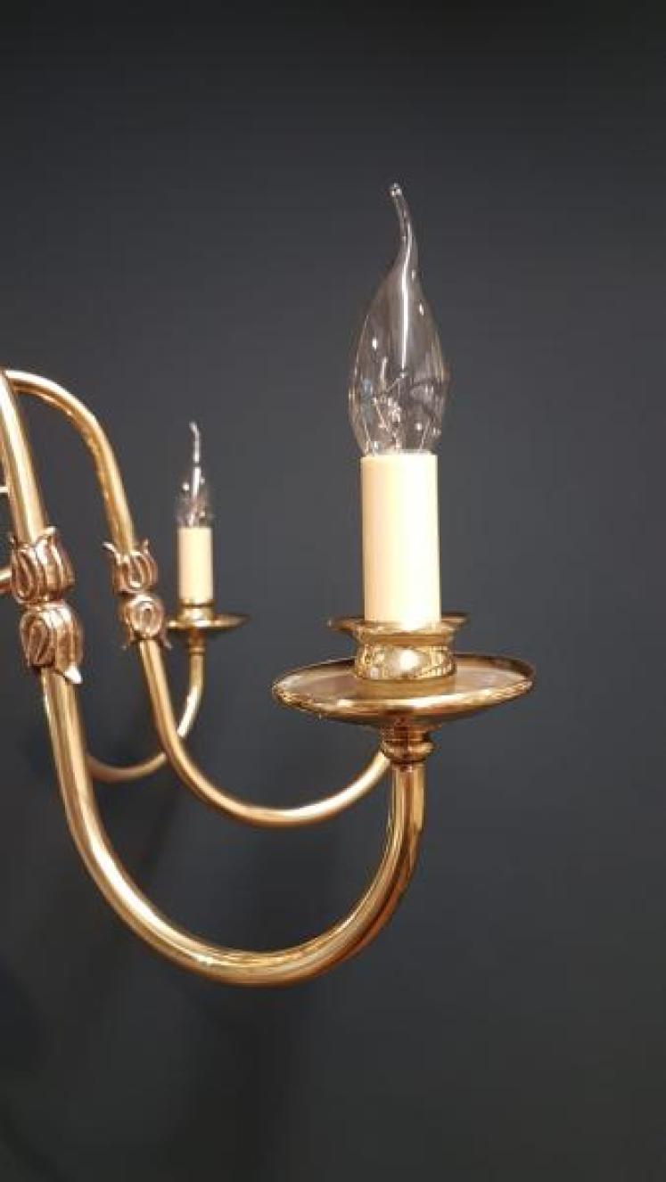 Edwardian 8 Arm Chandelier - Image 3