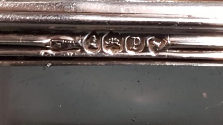 George III Silver Bayonet Travelling Top Ink Well - Image 4