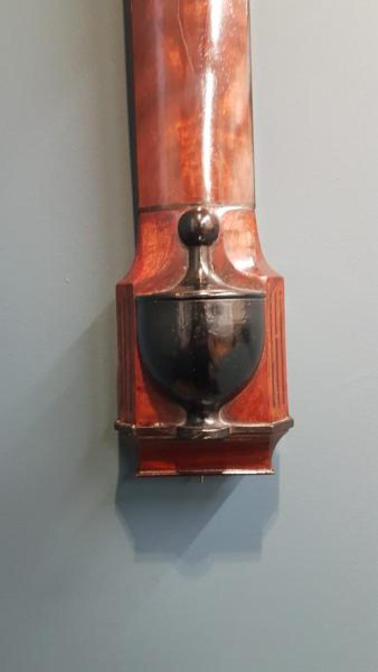 Fine Quality Regency Bow Front Stick Barometer - Image 4