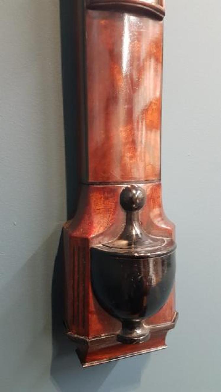 Fine Quality Regency Bow Front Stick Barometer - Image 5