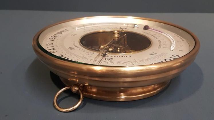 Twin Thermometer Skeletonised Marine Barometer - Image 3
