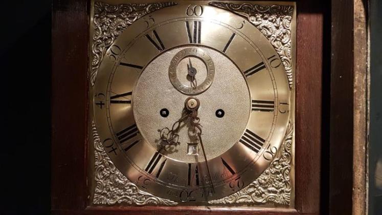George III Chinoiserie Cased 8 Day Longcase Clock by Thomas Bullock - Image 6