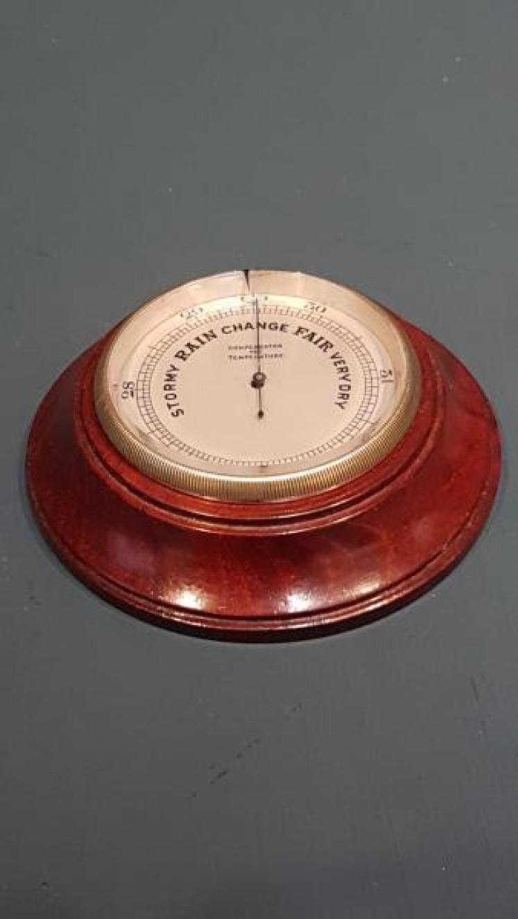 Victorian Desk Top Pocket Barometer - Image 1