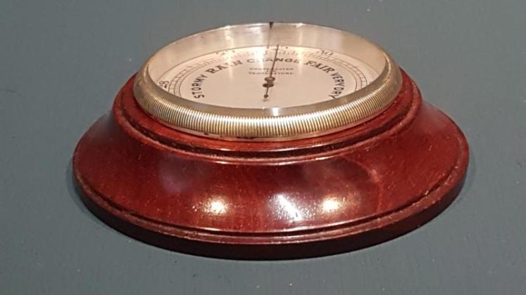 Victorian Desk Top Pocket Barometer - Image 4