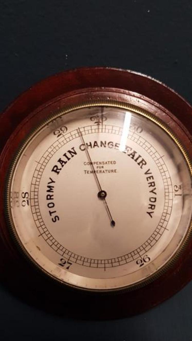 Victorian Desk Top Pocket Barometer - Image 6
