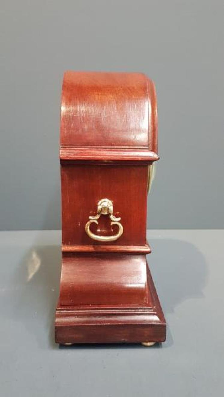 Edwardian Inlaid Mahogany Mantel Clock - Image 2