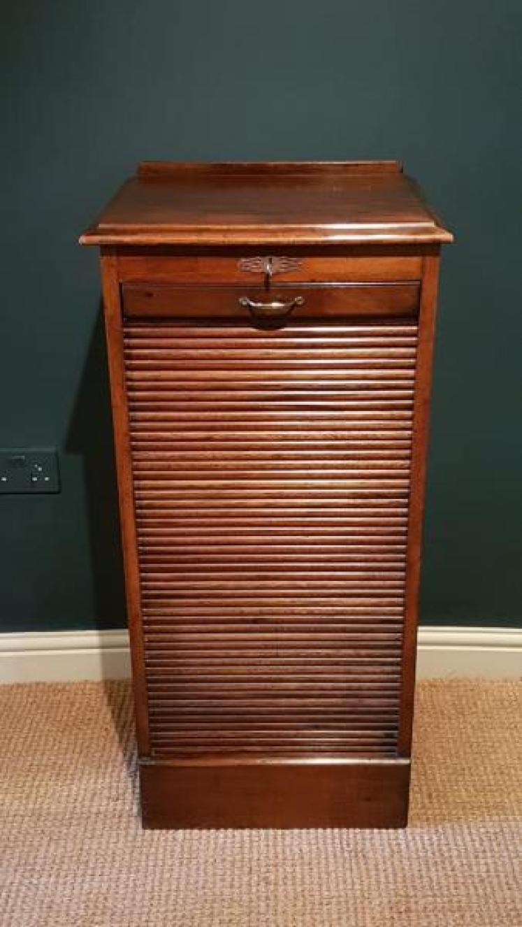Edwardian Mahogany Filing Cabinet - Image 2