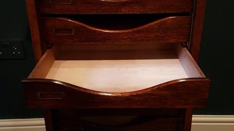 Edwardian Mahogany Filing Cabinet - Image 5