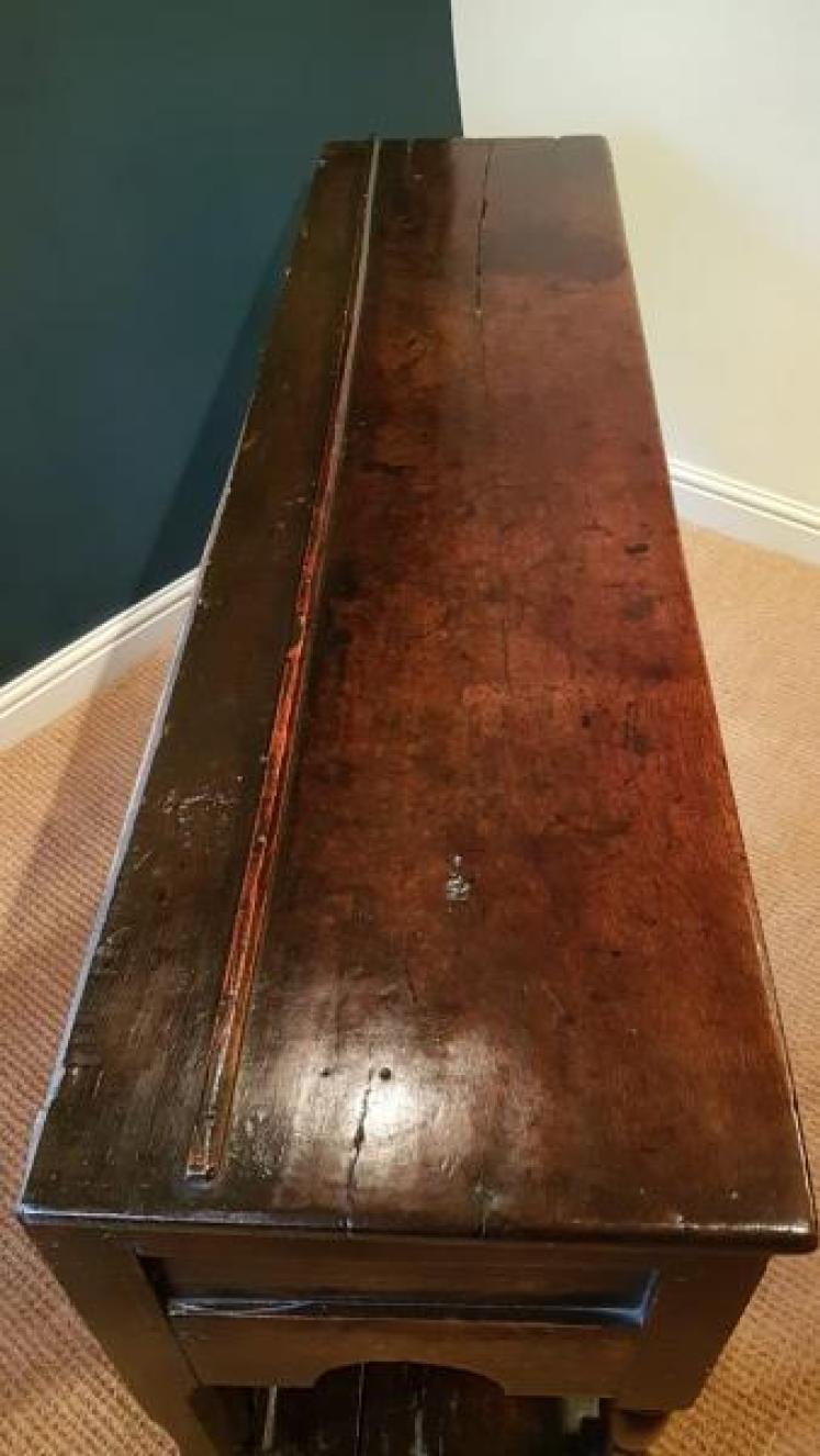 Outstanding George II Oak Open Pot Board Dresser - Image 4