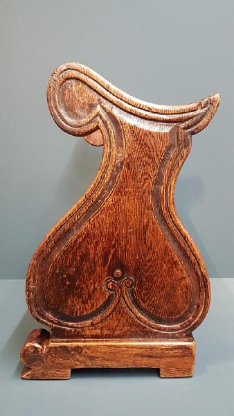 Set of Victorian Oak Library Steps - Image 3