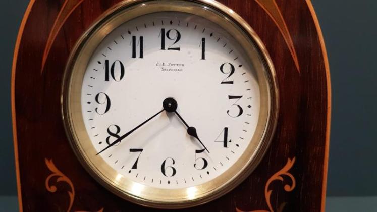 Edwardian Inlaid Rosewood Mantel Clock - Image 5
