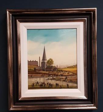 Original Oil on Board by Brian Shields