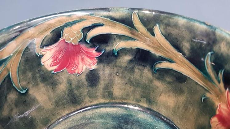 Early Moorcroft Cornflower Twin Handle Vase - Image 3