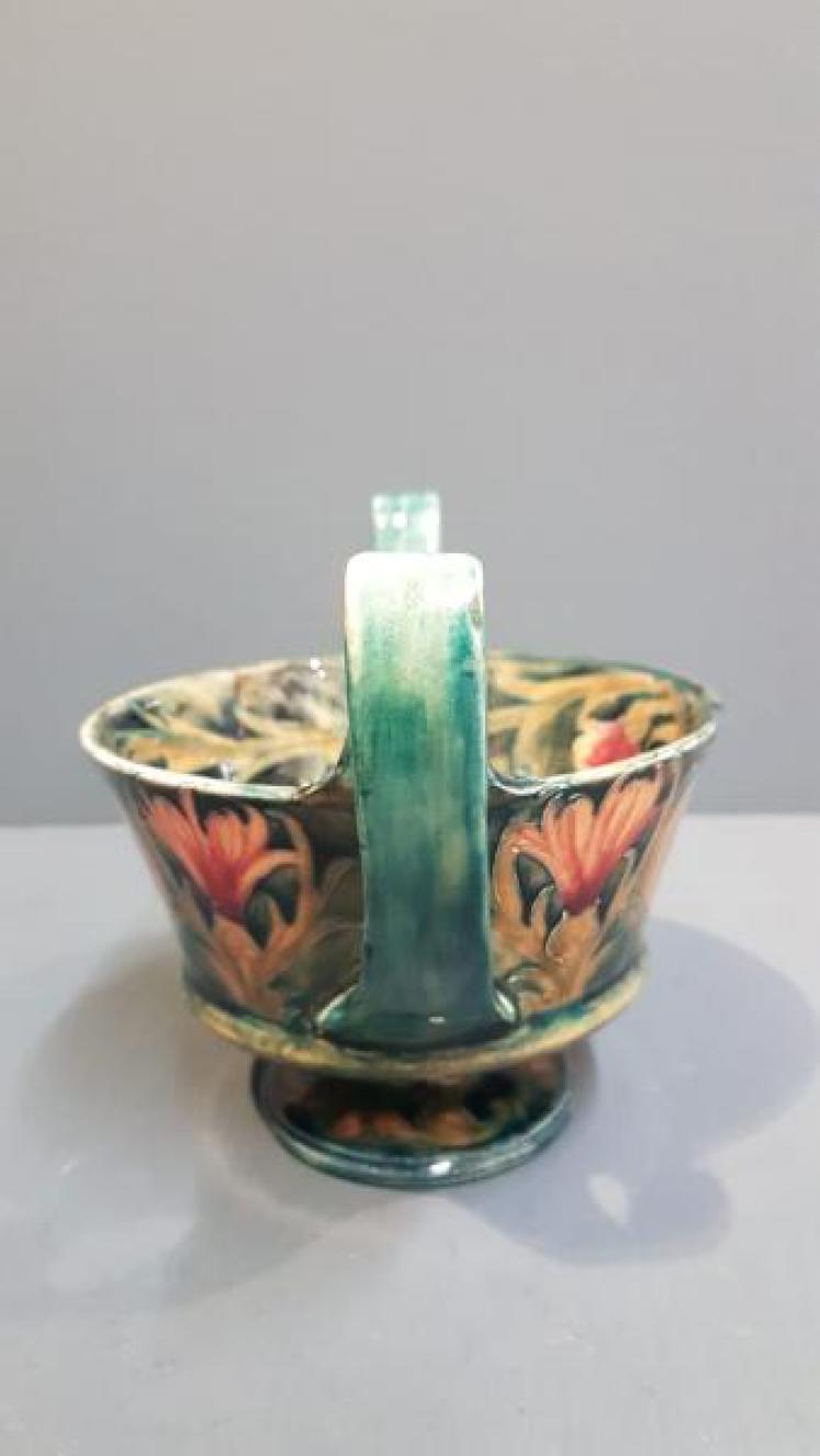 Early Moorcroft Cornflower Twin Handle Vase - Image 6