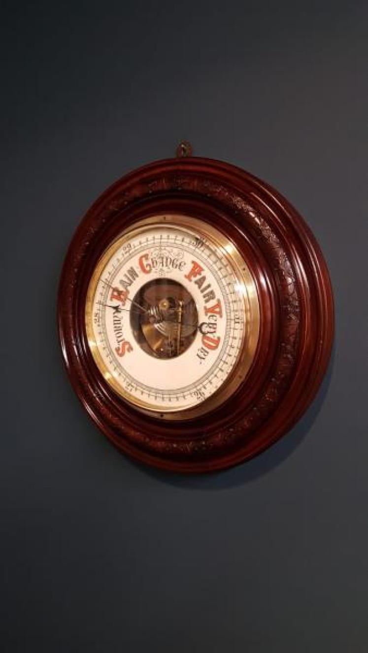 Large Aneroid Wheel Barometer - Image 2