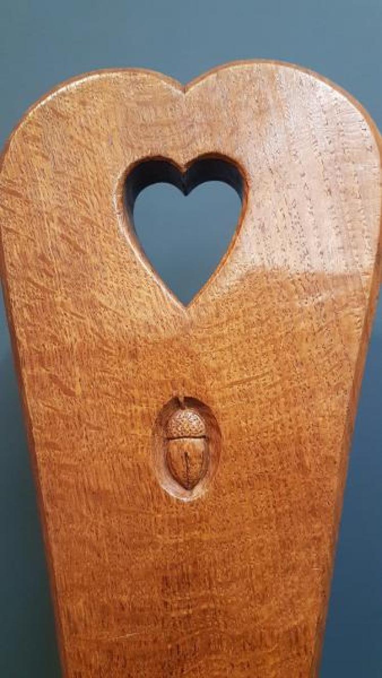 Alan Acorn Man Grainger Adzed Oak Stool - Image 6