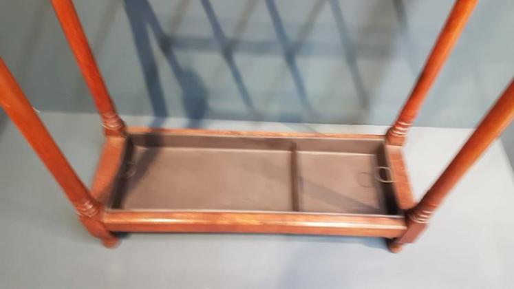 Victorian Walnut Country House Stick Stand - Image 5