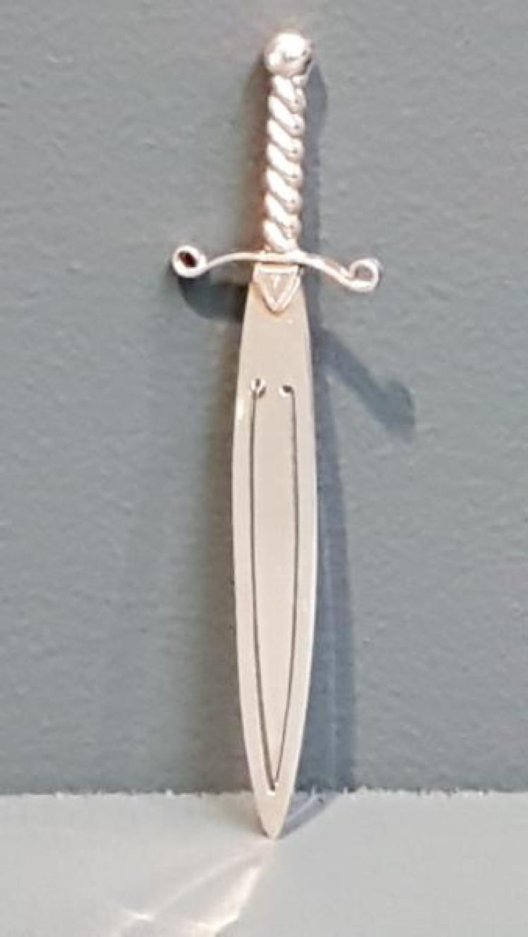 Silver Dagger Bookmark - Image 3