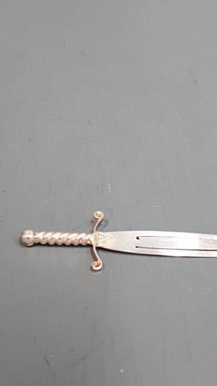 Silver Dagger Bookmark - Image 5