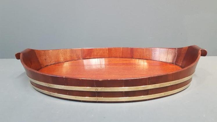 George III Mahogany Tray - Image 1