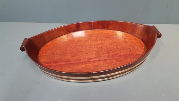George III Mahogany Tray - Image 7