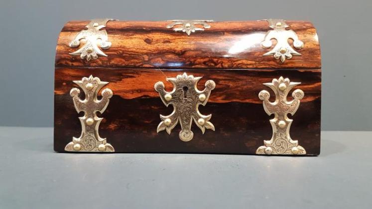 Superb Early Victorian Coromandel Scent Bottle Box - Image 2