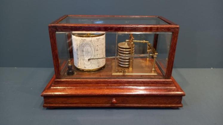 Mid Victorian Dolland of London Barograph - Image 1