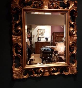 Late Victorian Timber Gilt Mirror