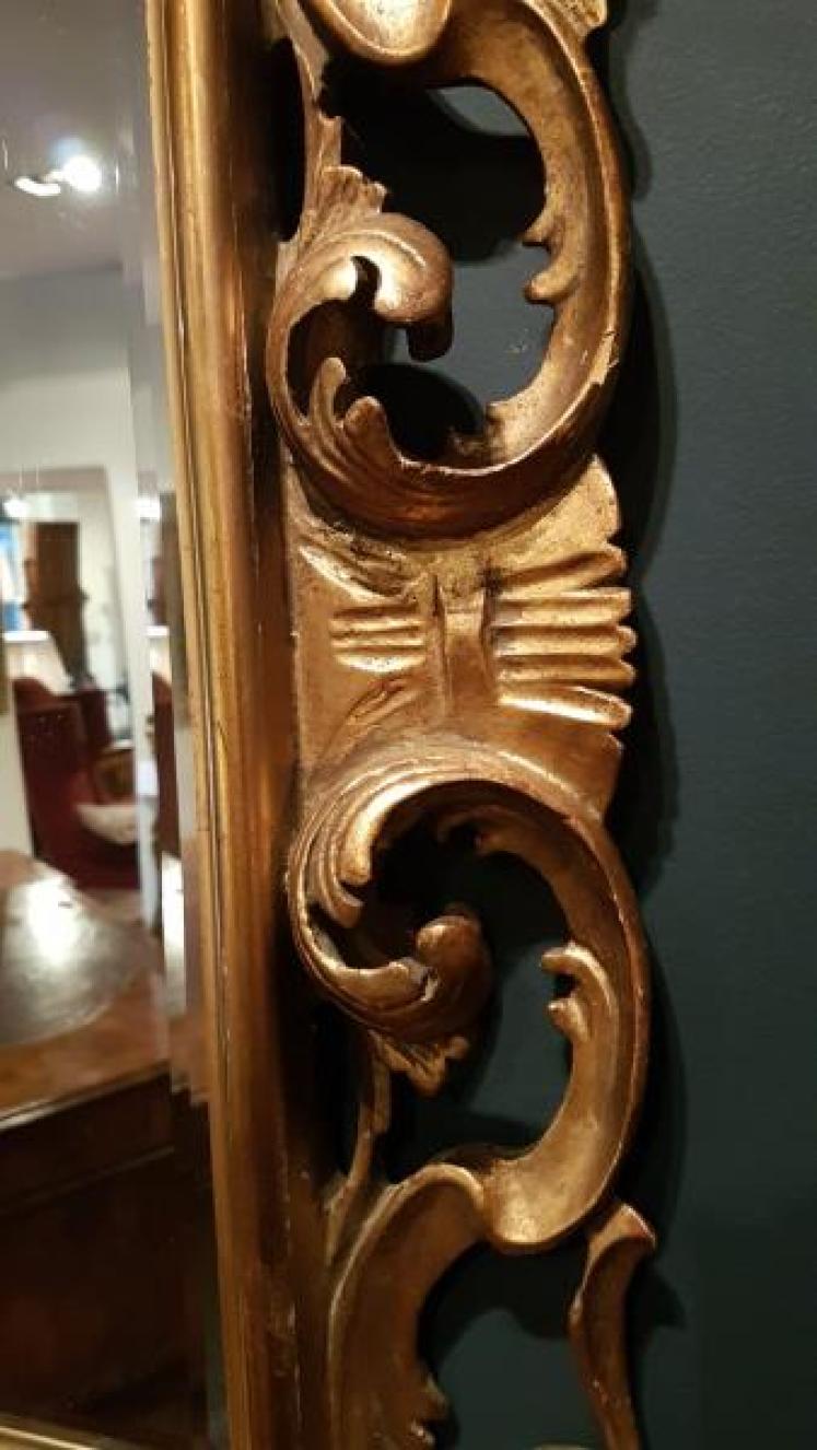 Late Victorian Timber Gilt Mirror - Image 3