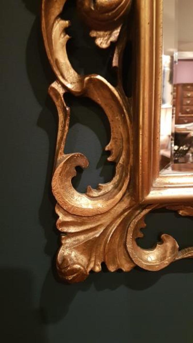 Late Victorian Timber Gilt Mirror - Image 4