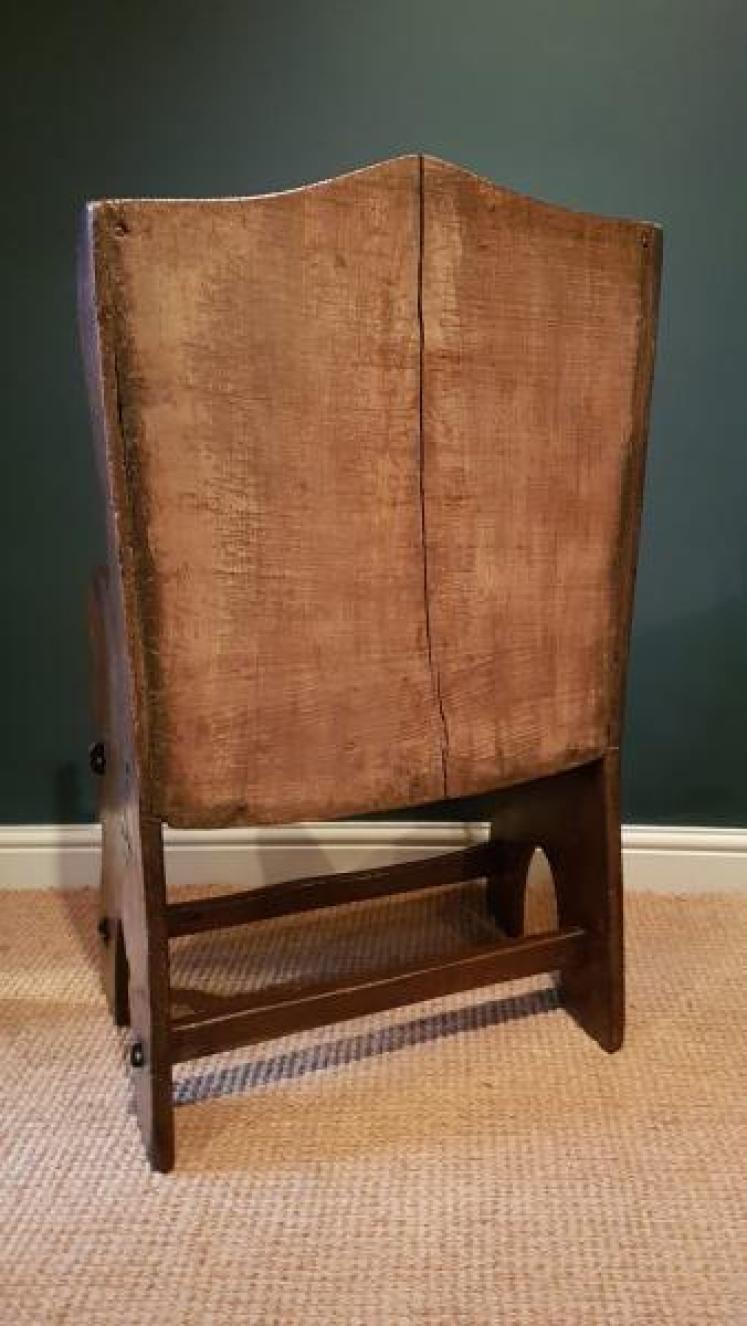 Small Period Oak Fireside Settle  - Image 2