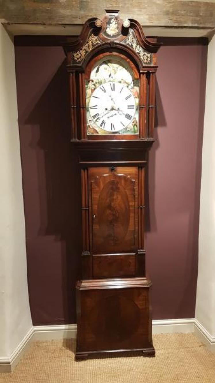 Impressive George III Mahogany 8 Day Longcase Clock - Image 1
