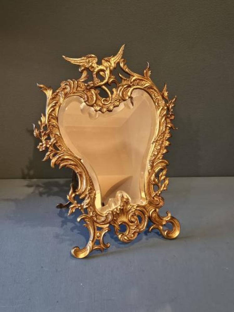 Superb Victorian Gilt Table Mirror - Image 1