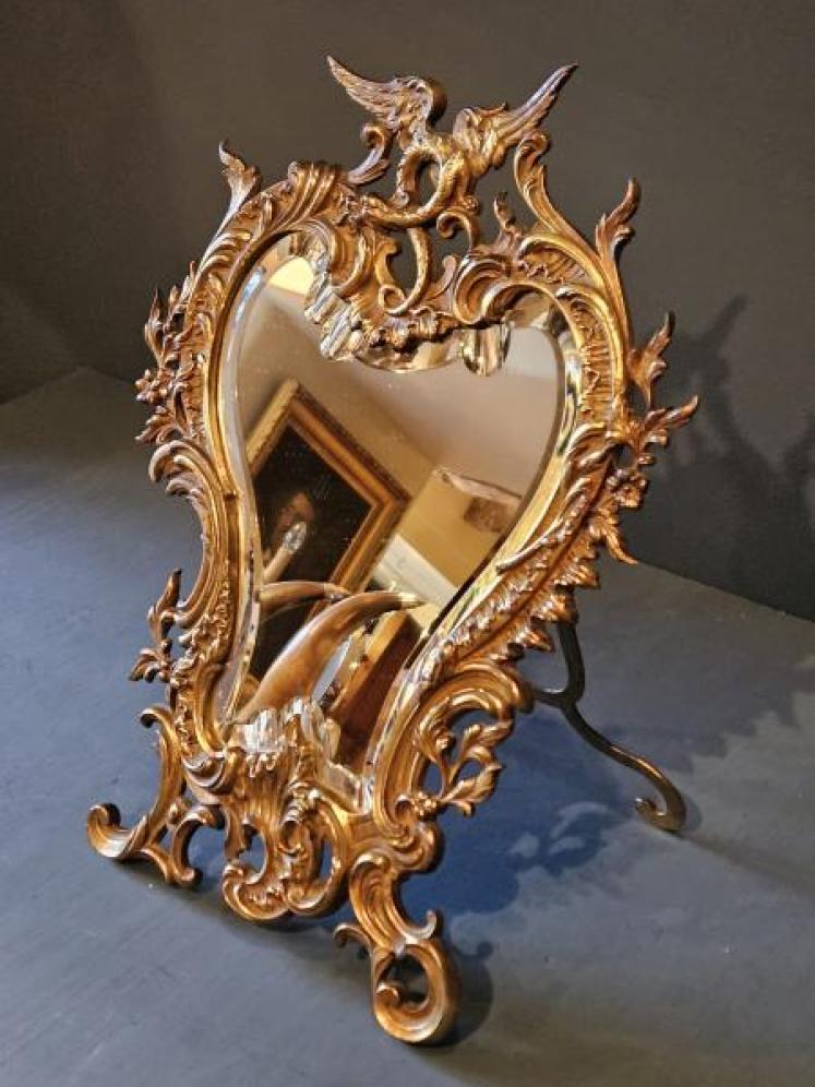 Superb Victorian Gilt Table Mirror - Image 2