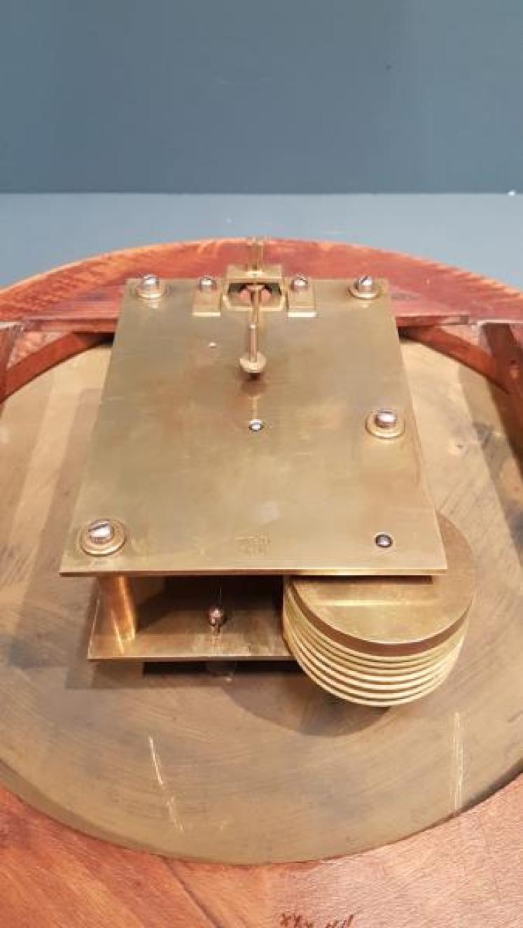 Victorian Walnut Cased Fusee Dial Clock - Image 3