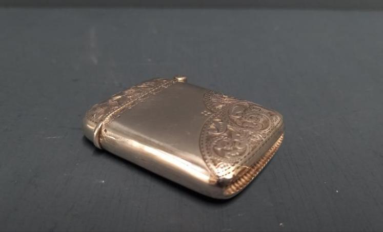 Victorian Engraved Silver Vesta Case - Image 6