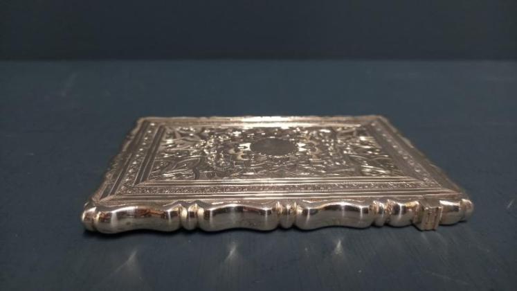 Victorian Engraved Silver Card Case - Image 6