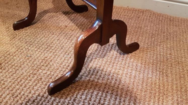 Edwardian Walnut Cheval Mirror - Image 5