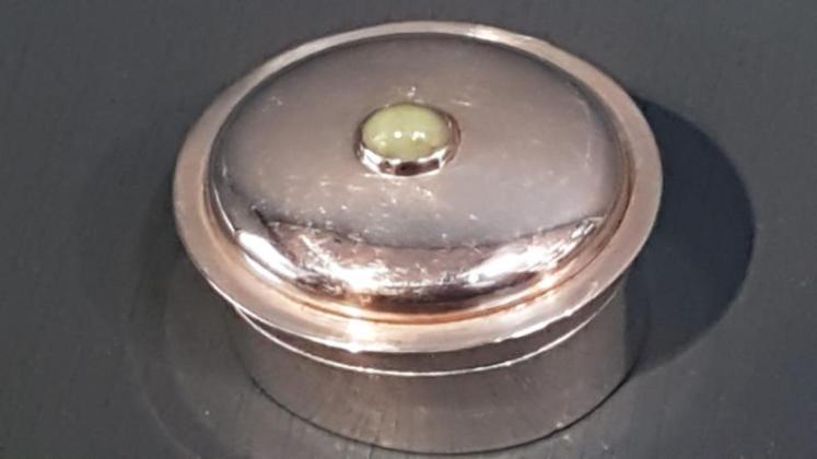 Aspreys Silver and Jade Pill Box - Image 6