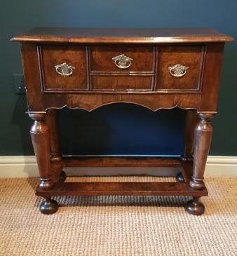 Small George I Walnut Side Table