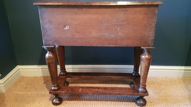 Small George I Walnut Side Table - Image 6