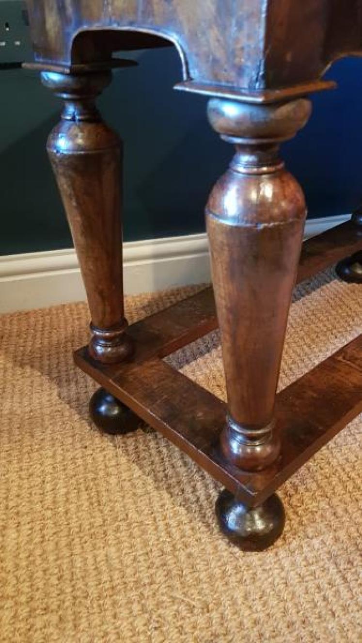 Small George I Walnut Side Table - Image 7
