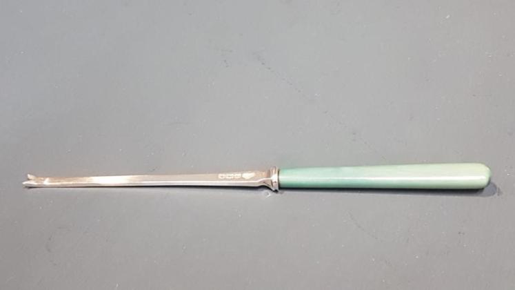 Rare Boxed Set of Silver and Bone Lobster Picks - Image 7