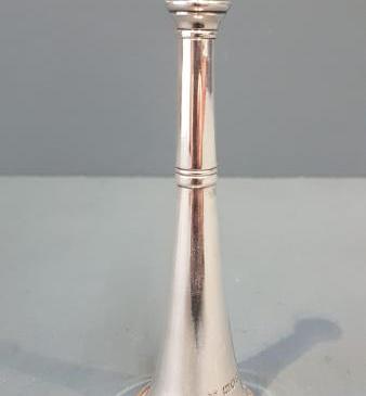 Silver Trumpet Table Light