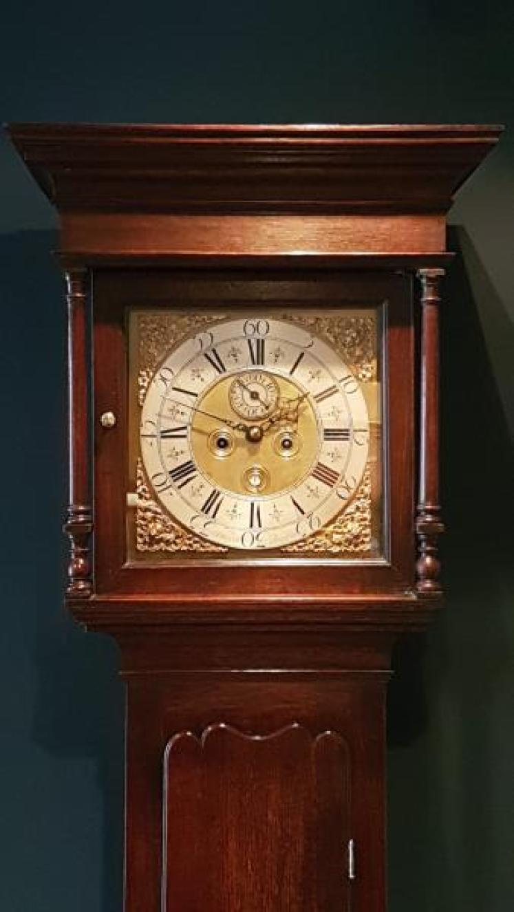 Superb George II Oak Longcase Clock - Image 2
