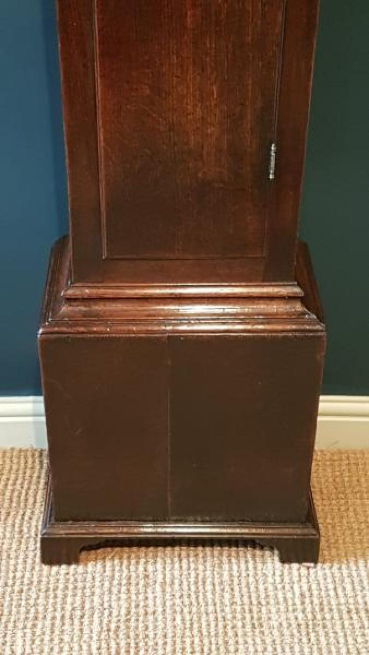 Superb George II Oak Longcase Clock - Image 5