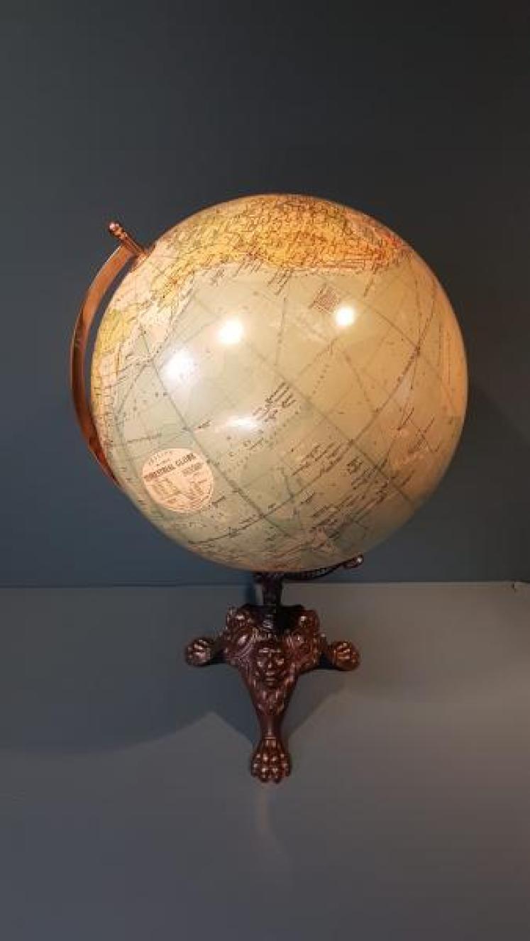 Outstanding Philips 14" Gesso Terrestrial Globe - Image 1